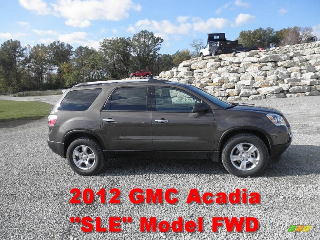 2012 Acadia SL - Medium Brown Metallic / Ebony photo #1