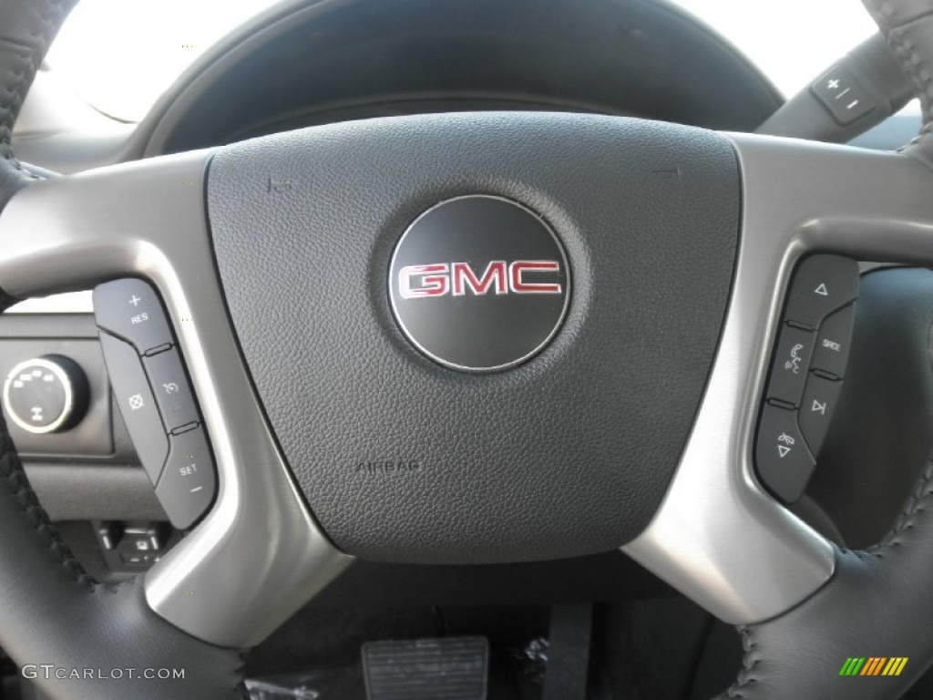 2012 Sierra 1500 SLE Crew Cab 4x4 - Onyx Black / Ebony photo #9