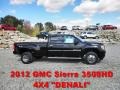 Onyx Black - Sierra 3500HD Denali Crew Cab 4x4 Dually Photo No. 1