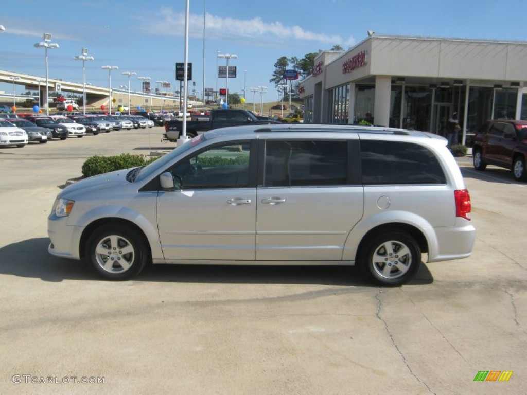 2011 Grand Caravan Crew - Bright Silver Metallic / Black/Light Graystone photo #2