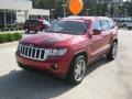 2011 Inferno Red Crystal Pearl Jeep Grand Cherokee Laredo  photo #1