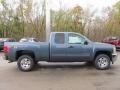 2012 Blue Granite Metallic Chevrolet Silverado 1500 LT Extended Cab 4x4  photo #4