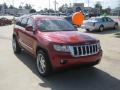 2011 Inferno Red Crystal Pearl Jeep Grand Cherokee Laredo  photo #7