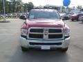 2011 Flame Red Dodge Ram 3500 HD SLT Regular Cab 4x4 Dually Stake Truck  photo #8