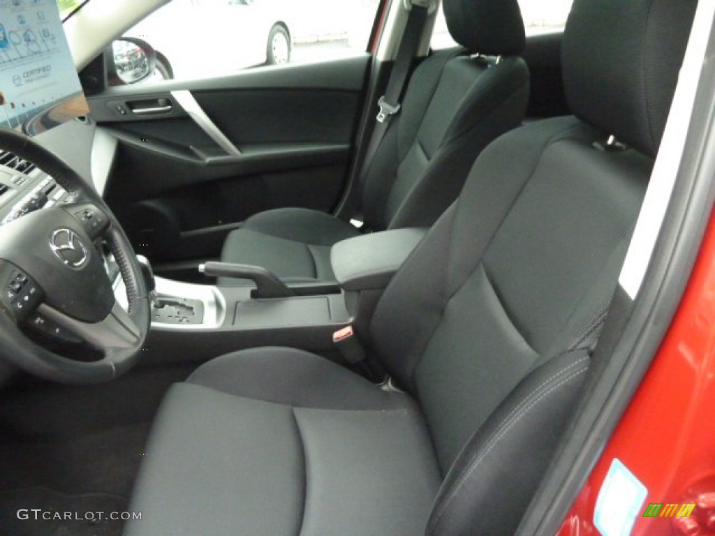 Black Interior 2010 Mazda MAZDA3 s Sport 5 Door Photo #55543653