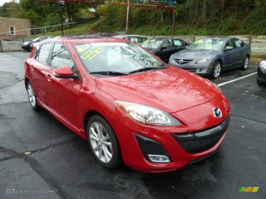 True Red 2010 Mazda MAZDA3 s Sport 5 Door Exterior Photo #55543678
