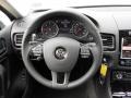 Black Anthracite 2012 Volkswagen Touareg TDI Sport 4XMotion Steering Wheel