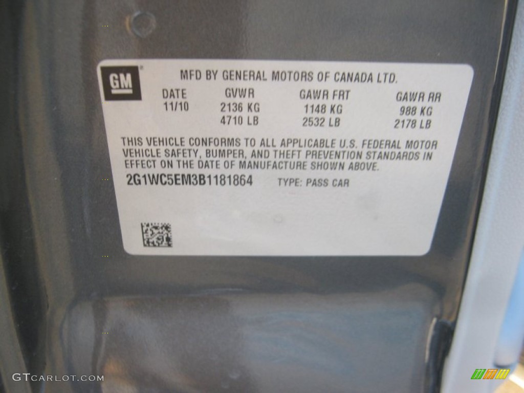 2011 Impala LTZ - Cyber Gray Metallic / Neutral photo #26