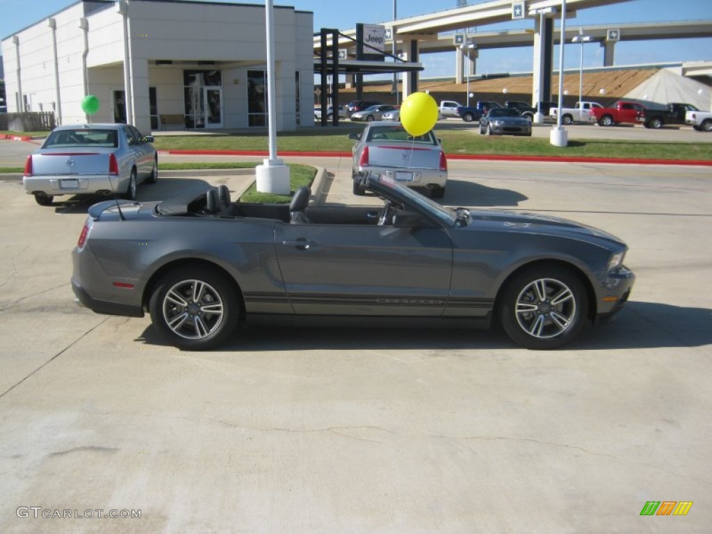 2011 Mustang V6 Premium Convertible - Sterling Gray Metallic / Charcoal Black photo #6