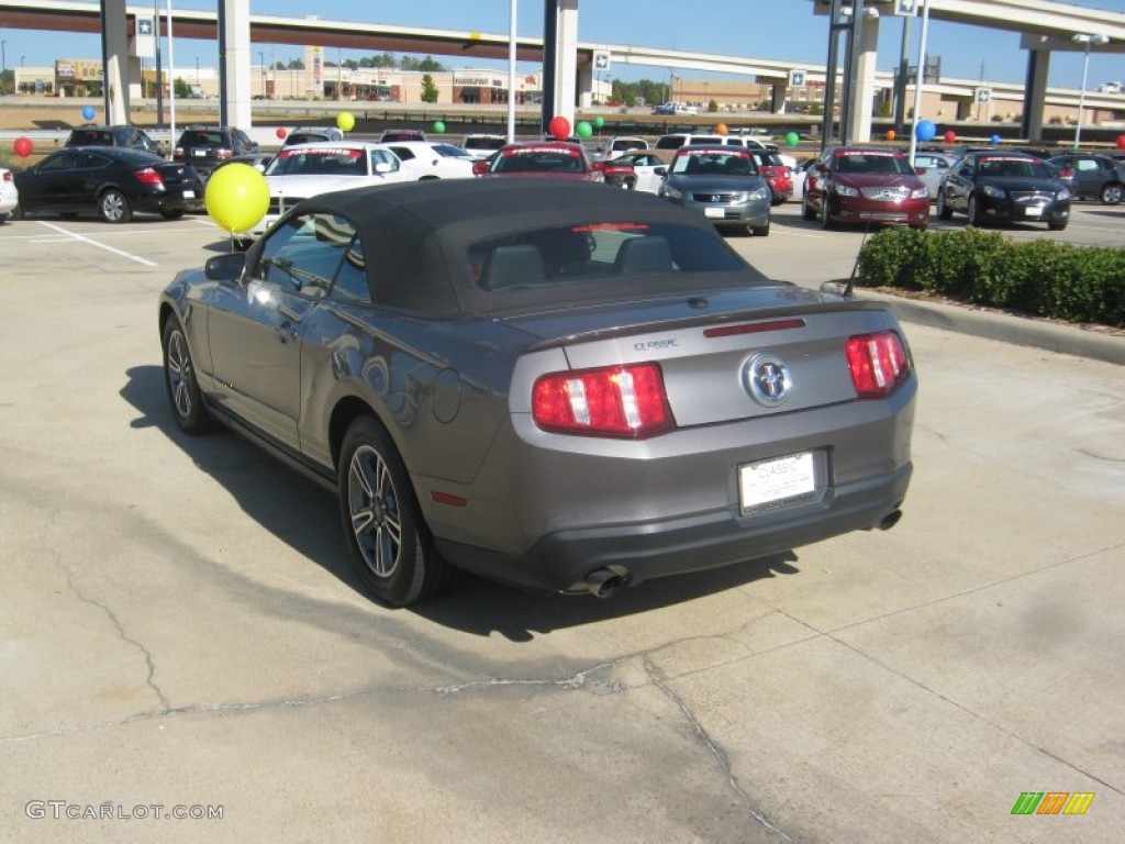 2011 Mustang V6 Premium Convertible - Sterling Gray Metallic / Charcoal Black photo #11