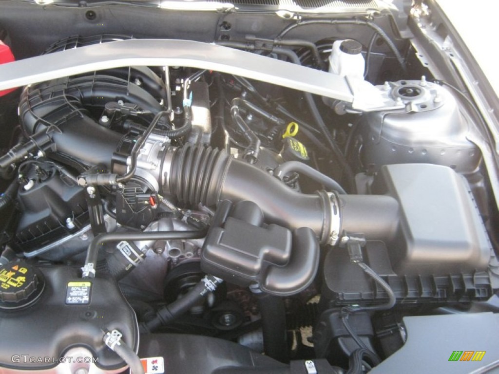 2011 Mustang V6 Premium Convertible - Sterling Gray Metallic / Charcoal Black photo #22