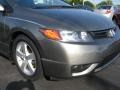 2008 Galaxy Gray Metallic Honda Civic EX-L Coupe  photo #2