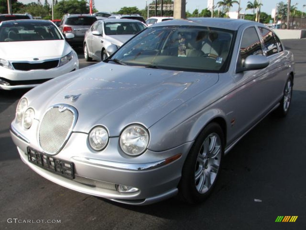 Platinum Metallic 2003 Jaguar S-Type 3.0 Exterior Photo #55545585