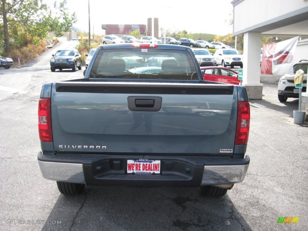 2009 Silverado 1500 Extended Cab - Blue Granite Metallic / Dark Titanium photo #7