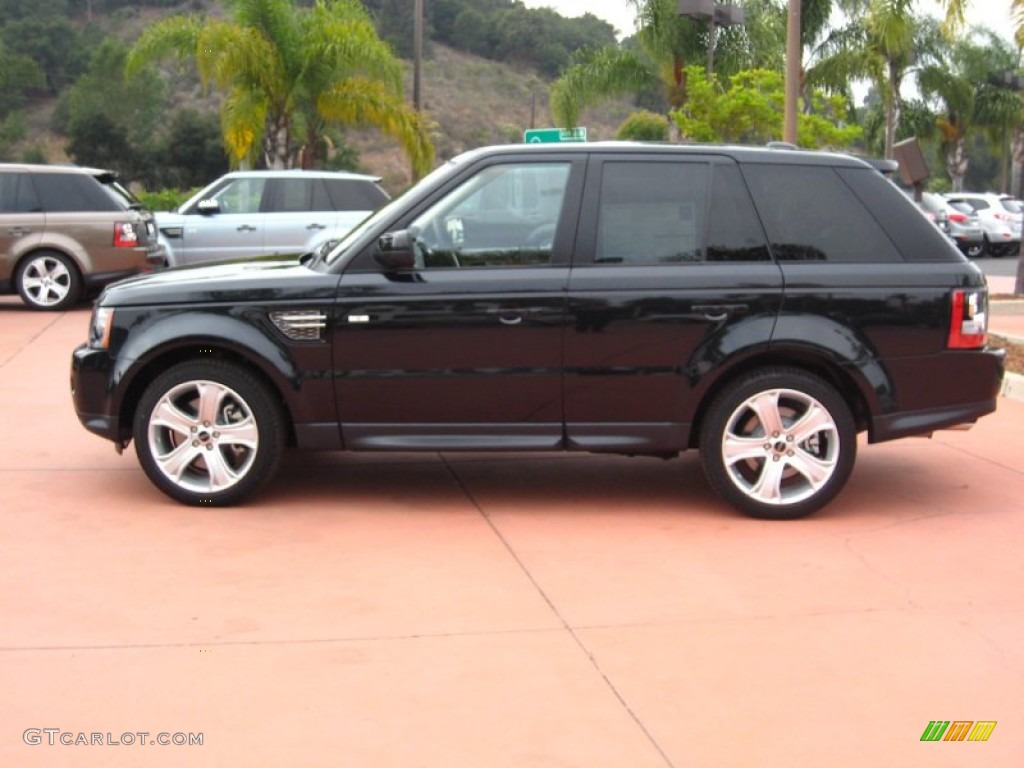 Santorini Black Metallic 2012 Land Rover Range Rover Sport HSE LUX Exterior Photo #55546338