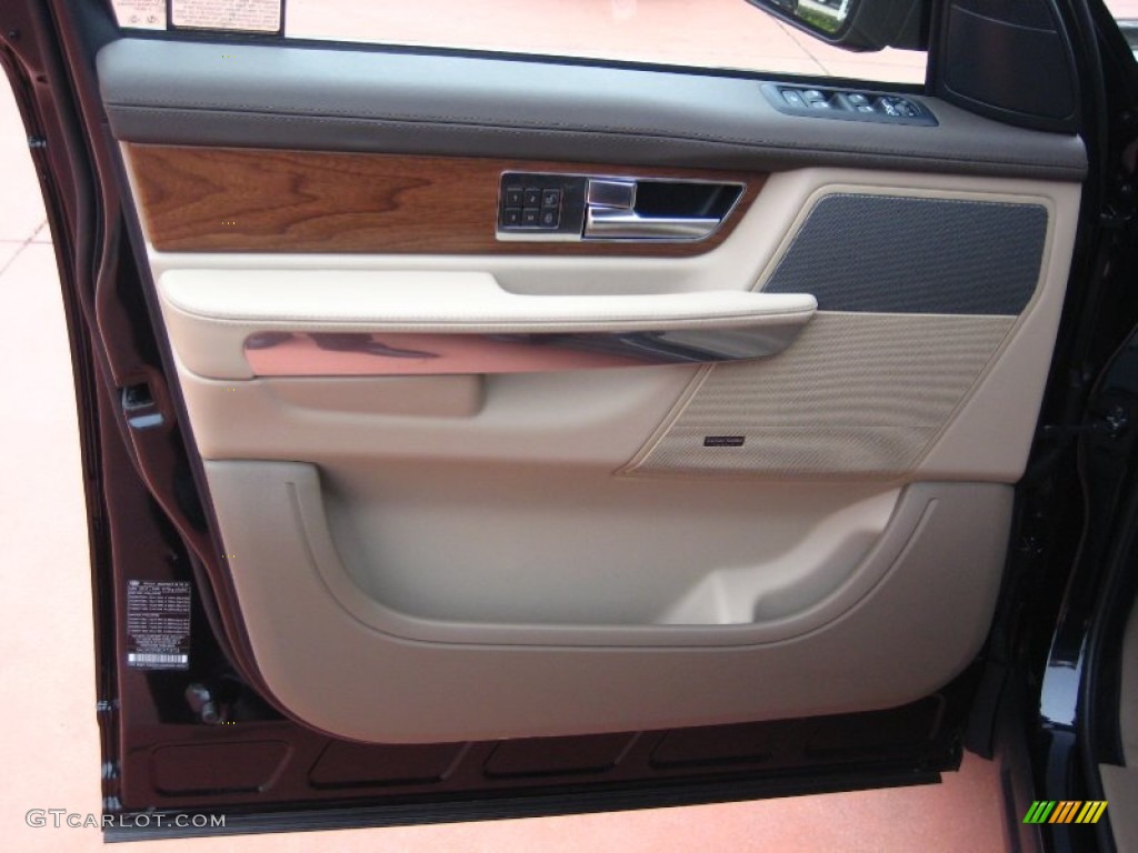 2012 Land Rover Range Rover Sport HSE LUX Almond Door Panel Photo #55546383