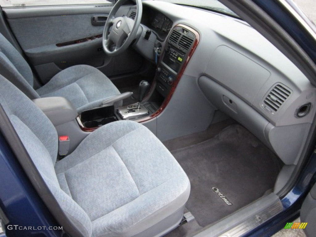 Gray Interior 2005 Kia Optima LX V6 Photo #55546734