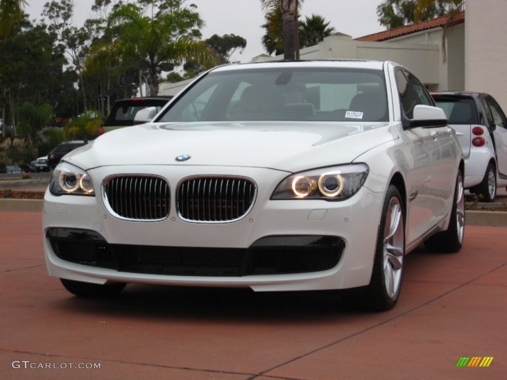 Alpine White 2012 BMW 7 Series 750i Sedan Exterior Photo #55546785