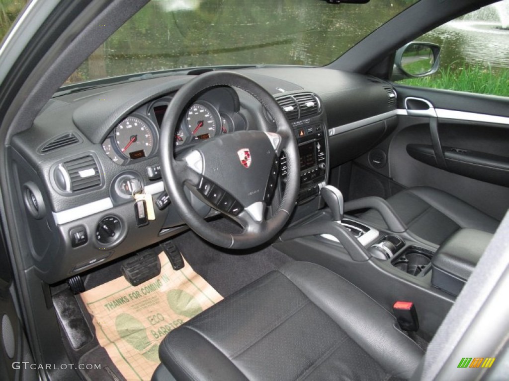 2010 Cayenne Tiptronic - Meteor Grey Metallic / Black photo #10