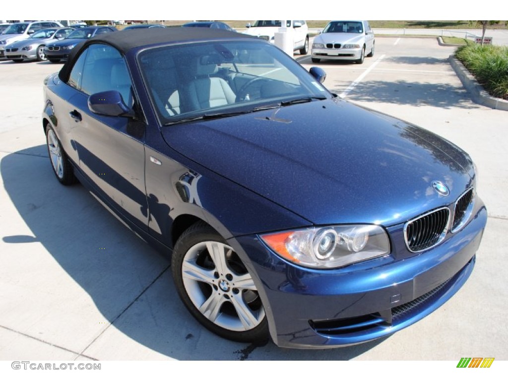 Deep Sea Blue Metallic 2010 BMW 1 Series 128i Convertible Exterior Photo #55547037