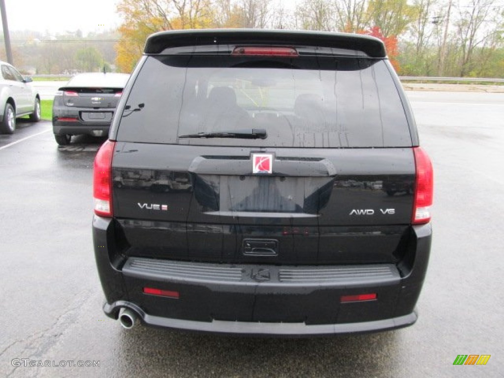 2007 VUE V6 AWD - Black Onyx / Black photo #8