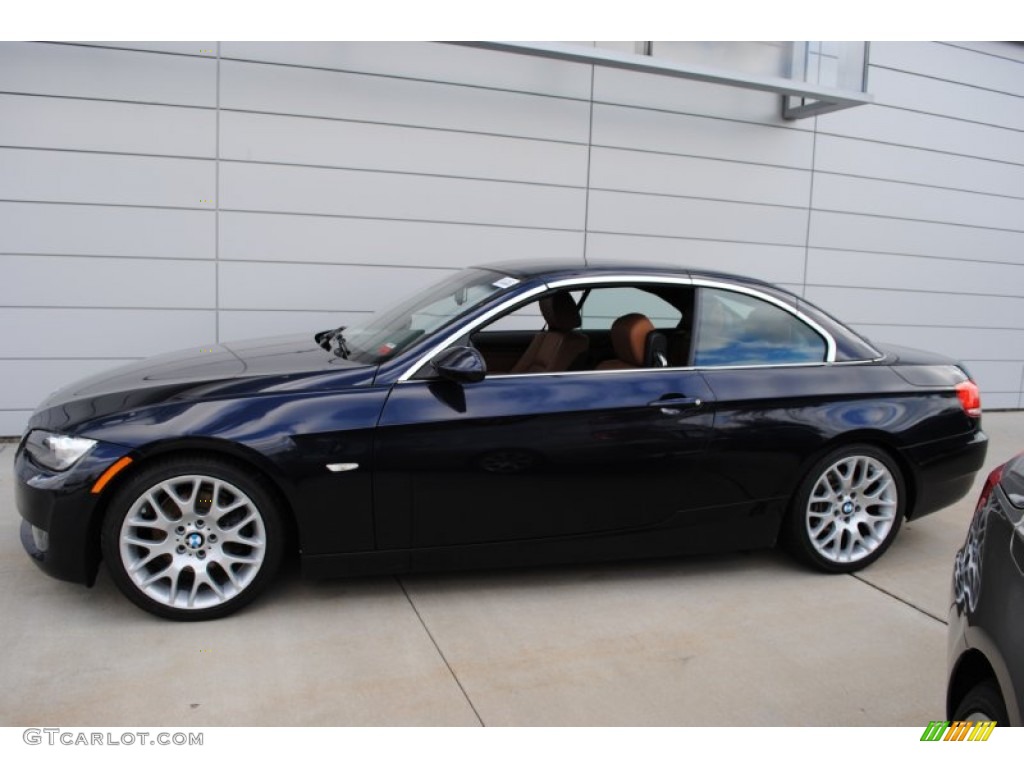 2008 3 Series 328i Convertible - Monaco Blue Metallic / Saddle Brown/Black photo #3