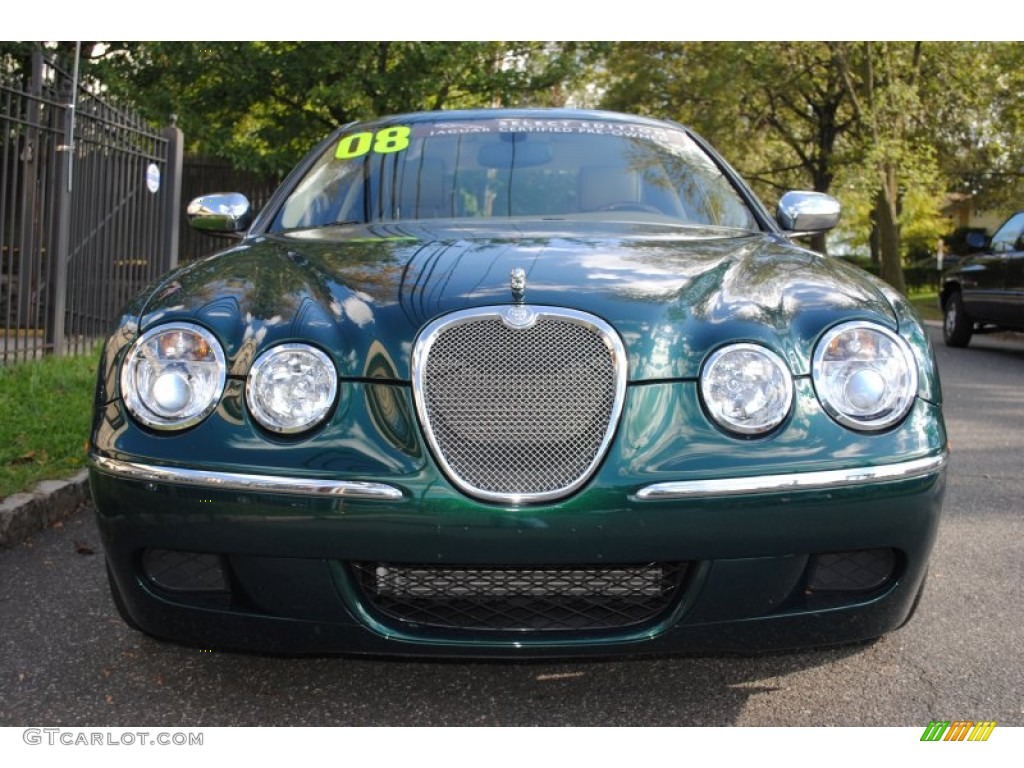 Emerald Fire 2008 Jaguar S-Type 3.0 Exterior Photo #55548051