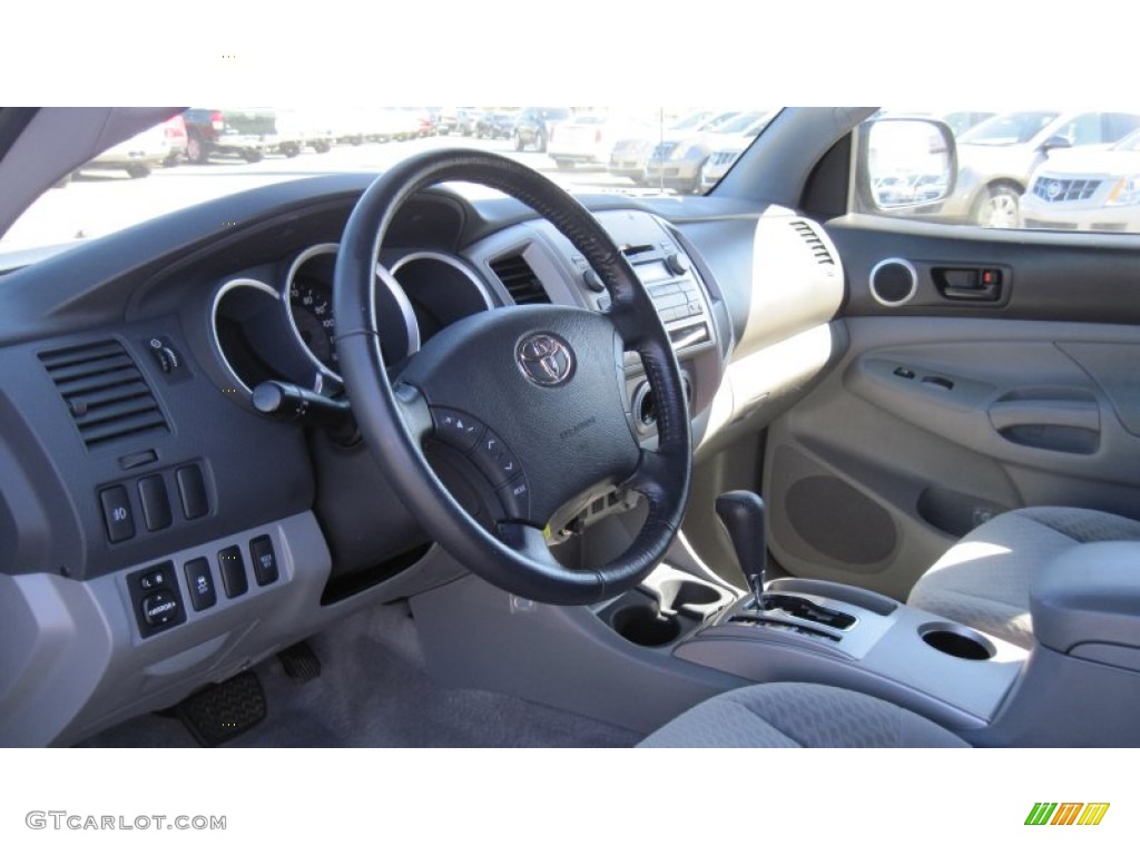 Graphite Interior 2010 Toyota Tacoma V6 PreRunner Double Cab Photo #55549749
