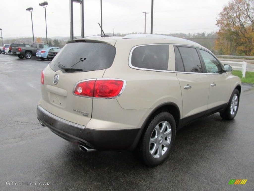 2008 Enclave CXL AWD - Gold Mist Metallic / Cashmere/Cocoa photo #9