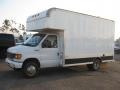 2004 Oxford White Ford E Series Cutaway E350 Commercial Moving Truck  photo #3
