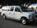 Oxford White 2008 Ford E Series Van E150 Passenger