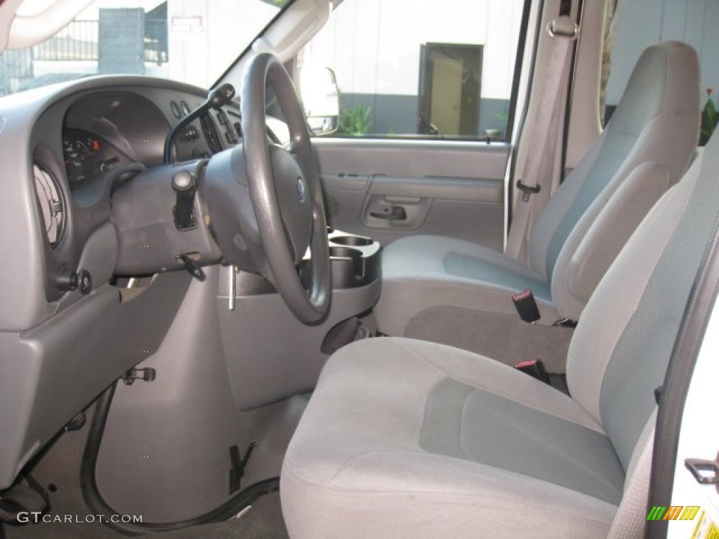Medium Flint Interior 2008 Ford E Series Van E150 Passenger Photo #55550292