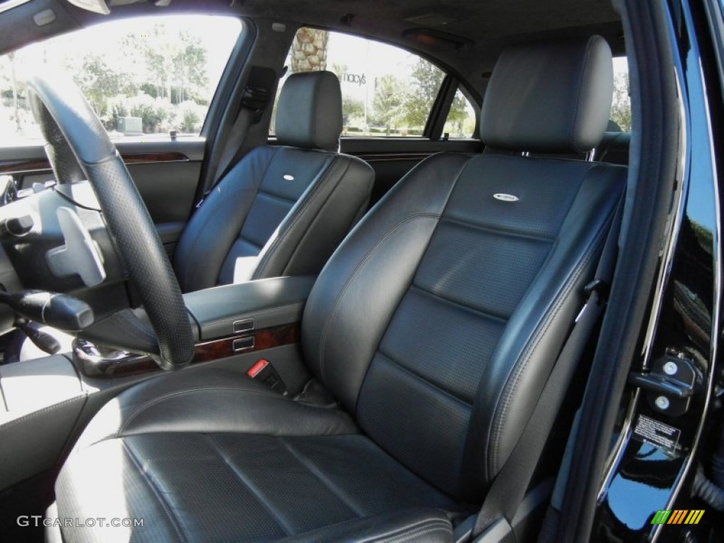 Black Interior 2008 Mercedes-Benz S 63 AMG Sedan Photo #55550625