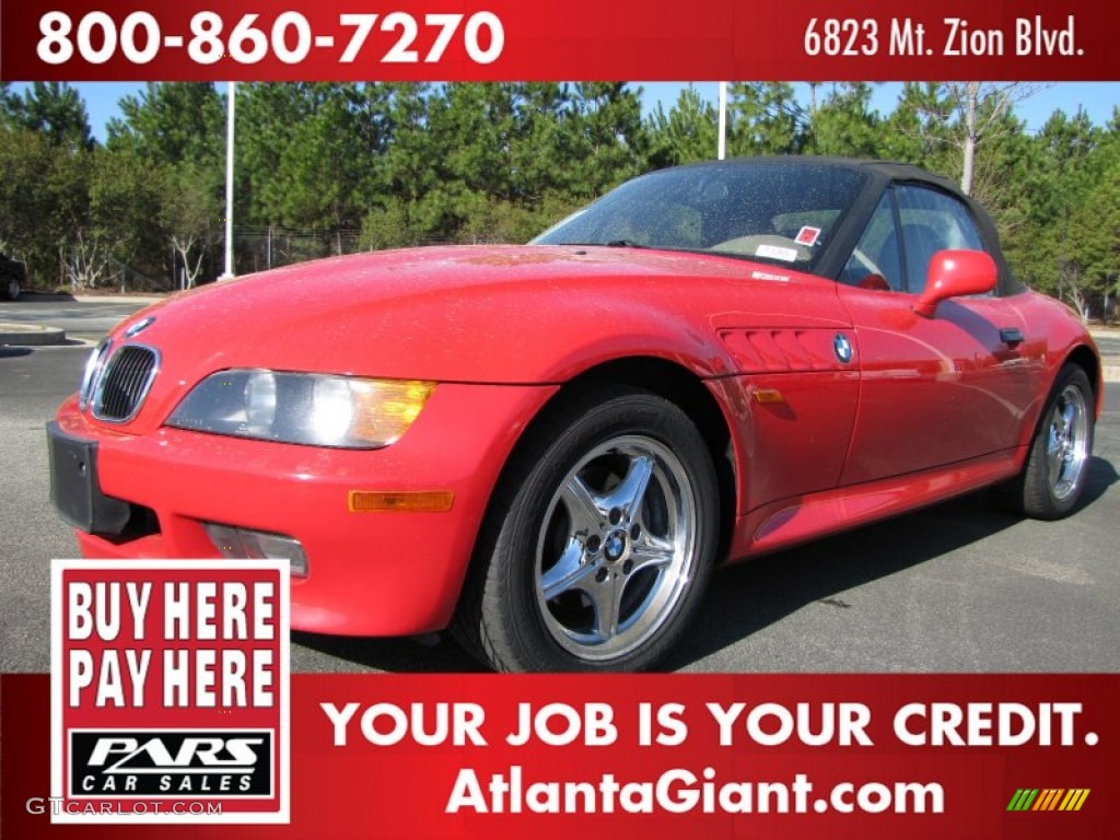 1997 Z3 1.9 Roadster - Bright Red / Beige photo #1