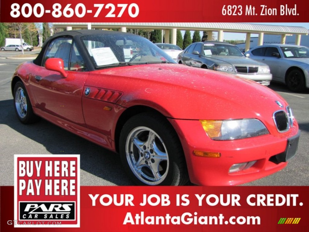 1997 Z3 1.9 Roadster - Bright Red / Beige photo #4