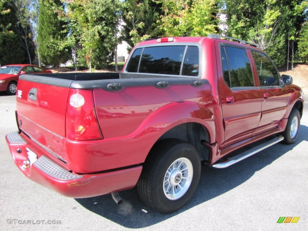 2005 Explorer Sport Trac XLT - Red Fire / Medium Dark Flint photo #3
