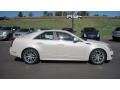 White Diamond Tricoat 2012 Cadillac CTS 3.6 Sedan Exterior