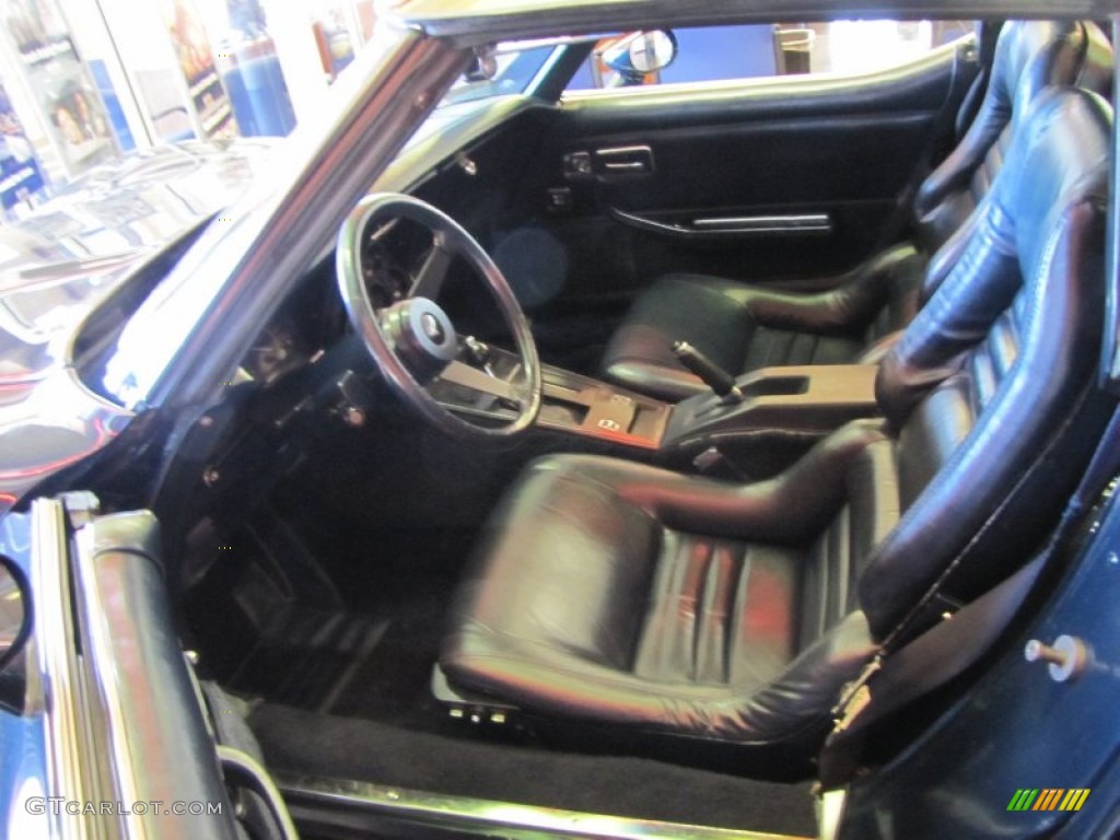 1981 Corvette Coupe - Dark Blue Metallic / Dark Blue photo #5