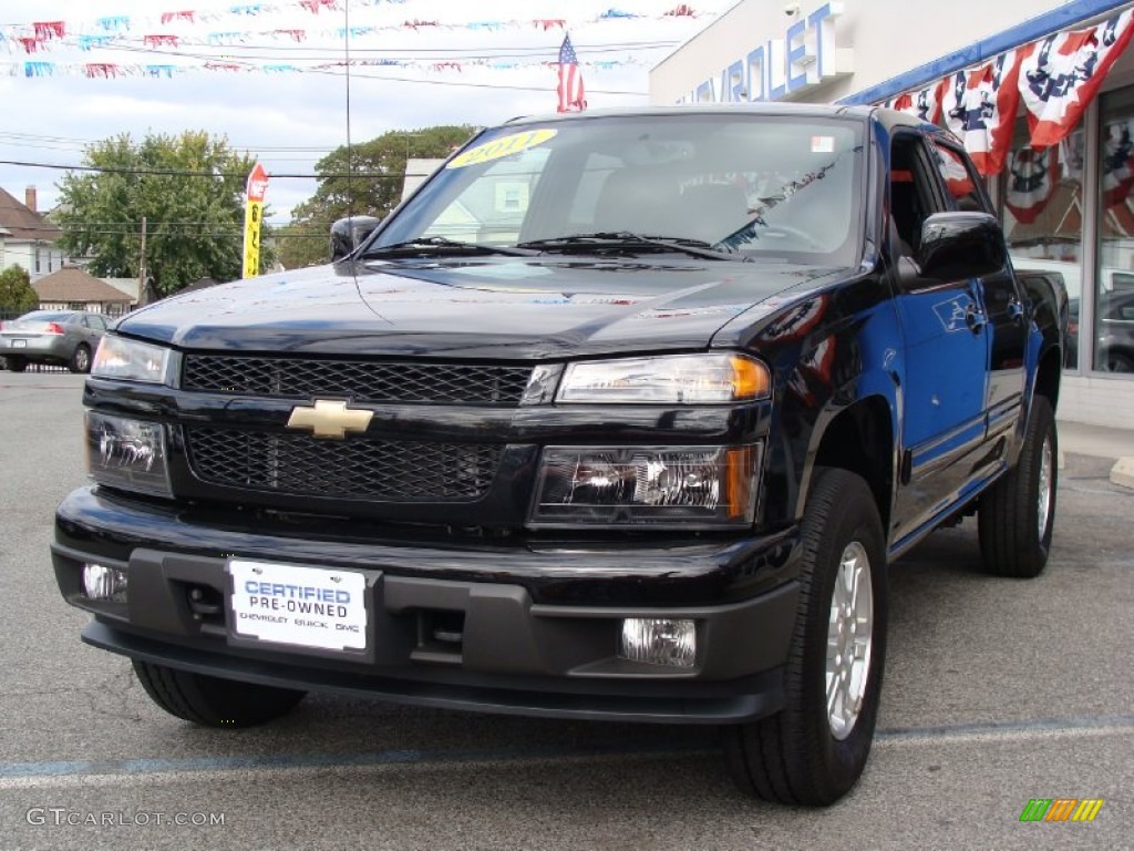 2011 Colorado LT Crew Cab 4x4 - Black / Ebony photo #1