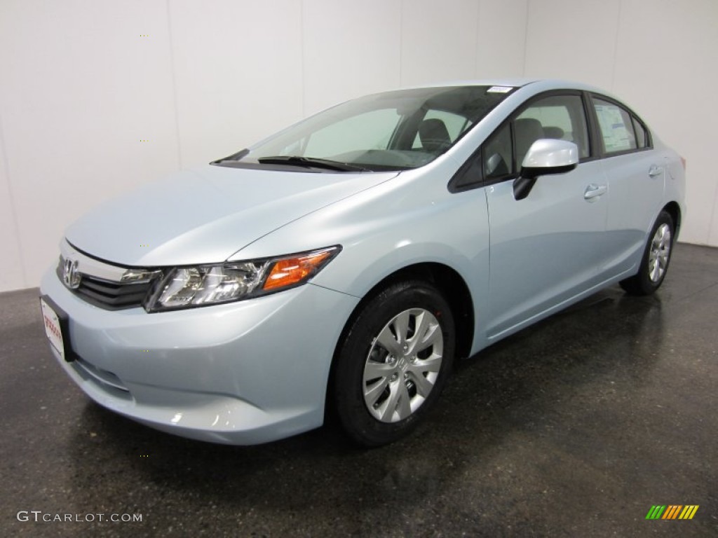 Cool Mist Metallic 2012 Honda Civic LX Sedan Exterior Photo #55554105