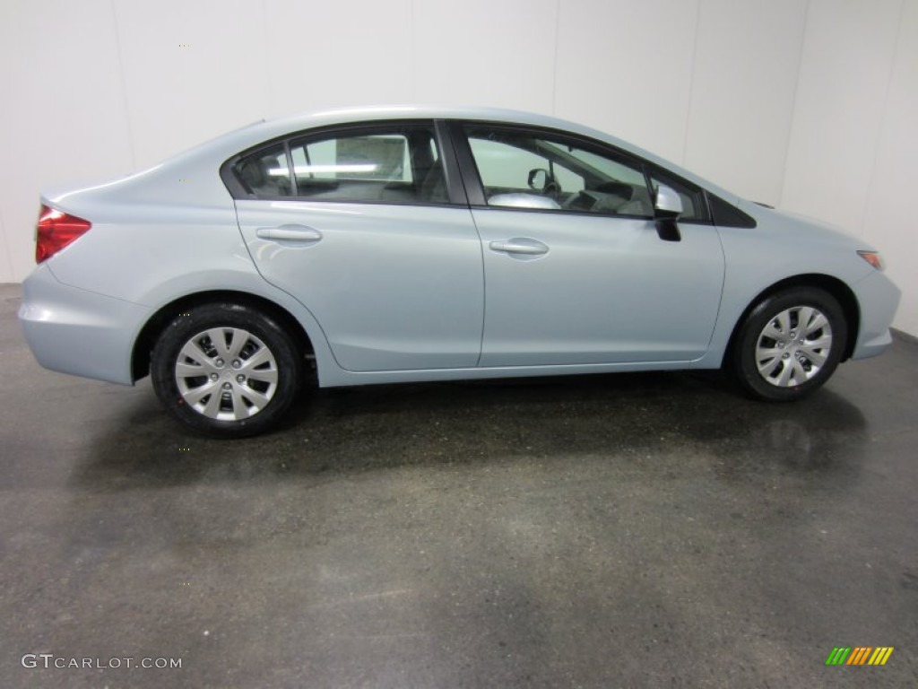 Cool Mist Metallic 2012 Honda Civic LX Sedan Exterior Photo #55554189