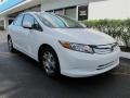 Taffeta White 2012 Honda Civic Hybrid-L Sedan