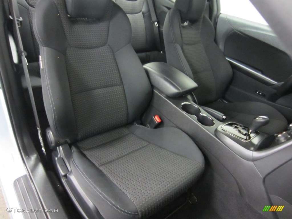 Black Cloth Interior 2011 Hyundai Genesis Coupe 2.0T Photo #55554795