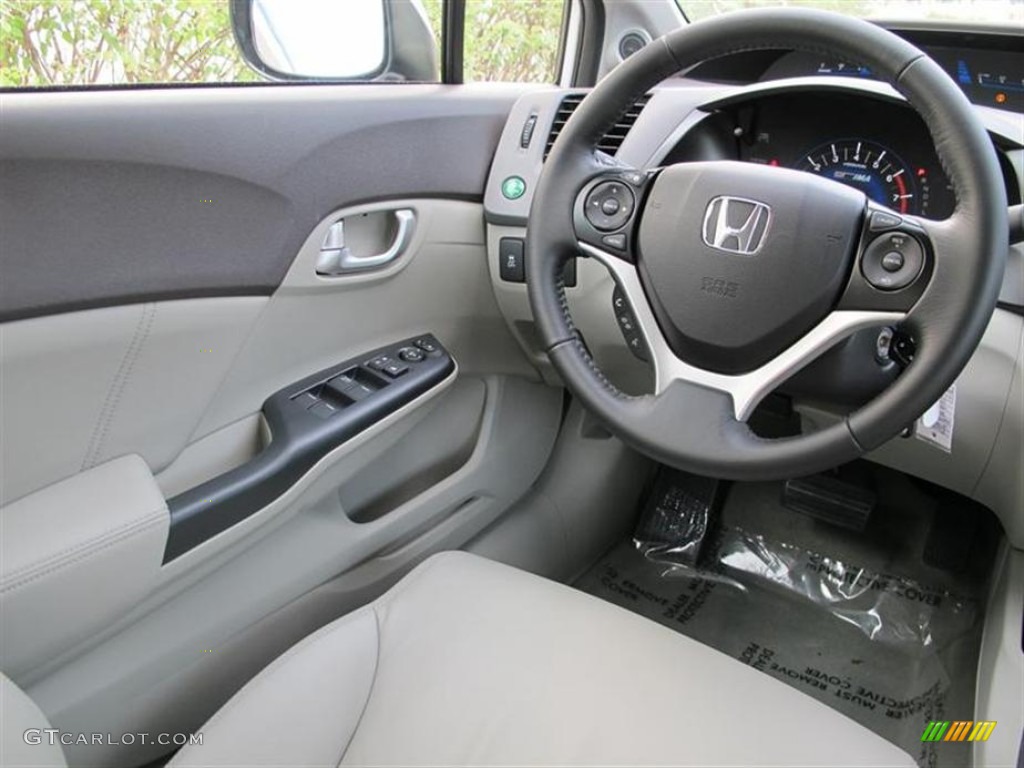 2012 Honda Civic Hybrid-L Sedan Steering Wheel Photos