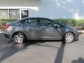 2012 Polished Metal Metallic Honda Civic LX Sedan  photo #2