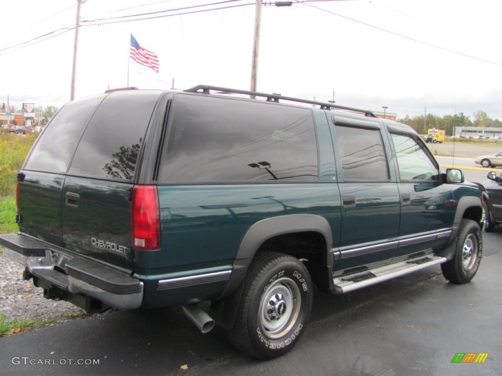 Forest Green Metallic 1995 Chevrolet Suburban K2500 4x4 Exterior Photo #55555527