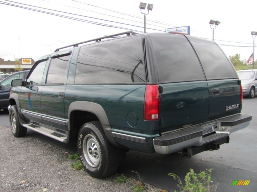 1995 Suburban K2500 4x4 - Forest Green Metallic / Beige photo #15