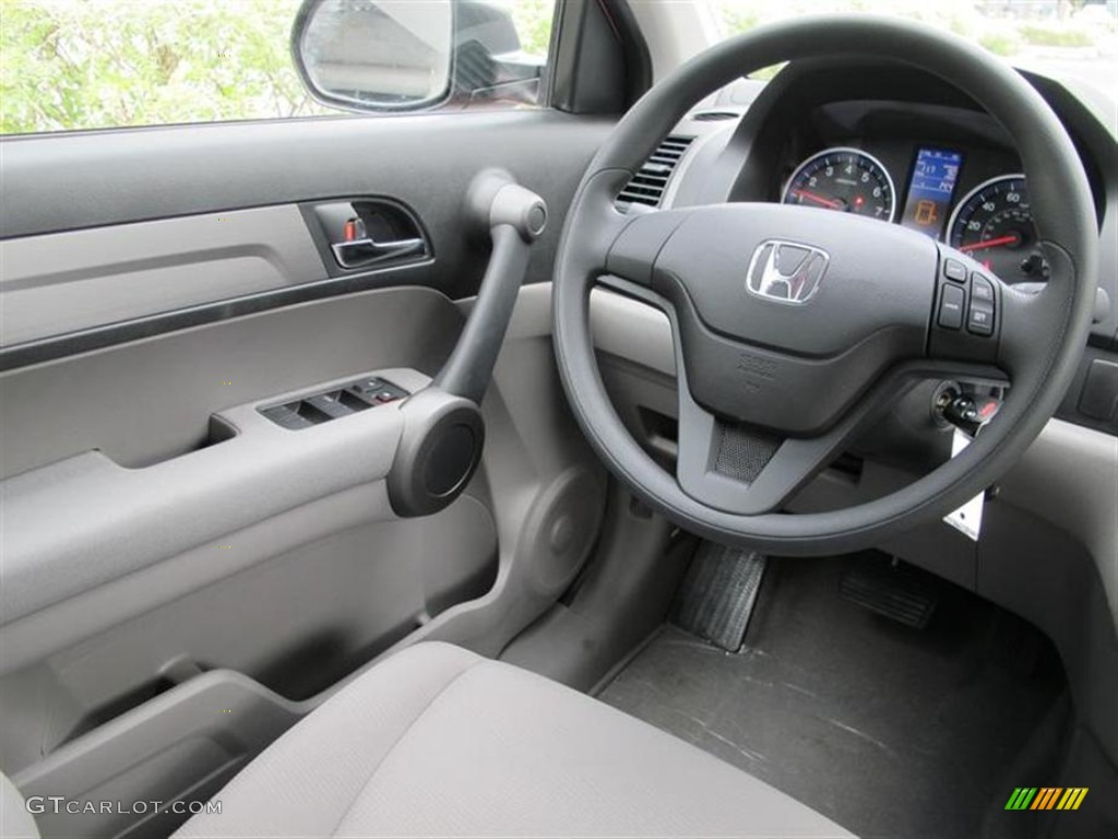 2011 Honda CR-V LX Gray Steering Wheel Photo #55556163