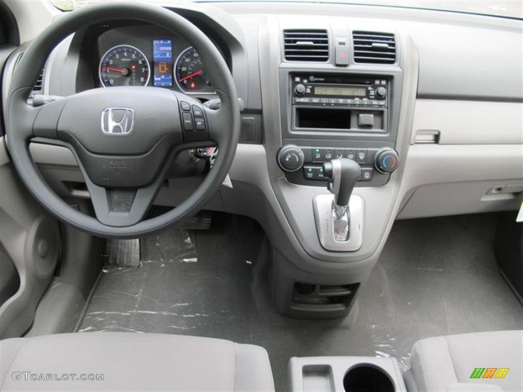 2011 CR-V LX - Glacier Blue Metallic / Gray photo #4