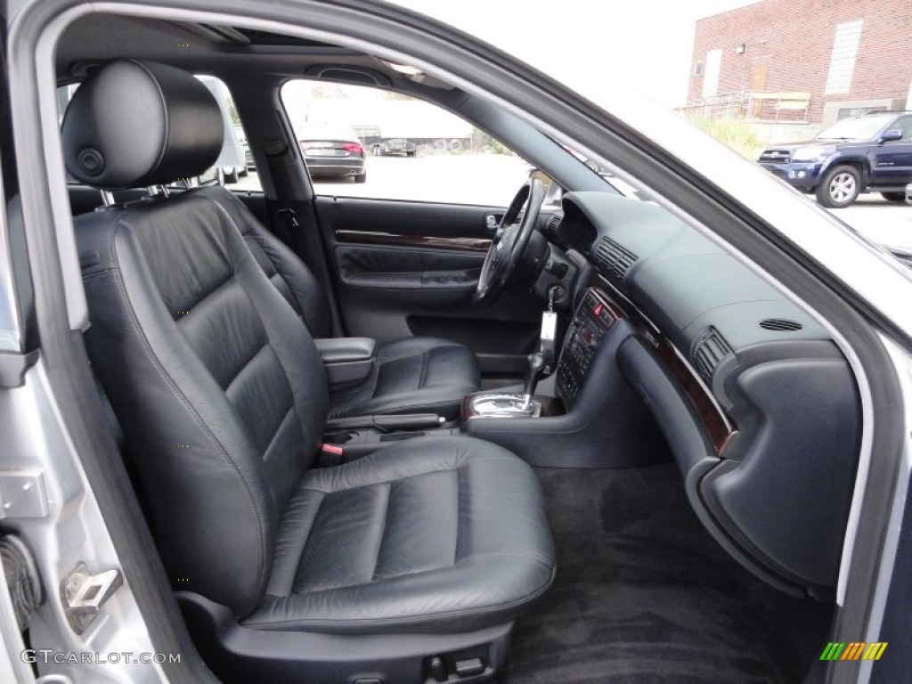 Onyx Black Interior 2000 Audi A4 2.8 quattro Sedan Photo #55557045